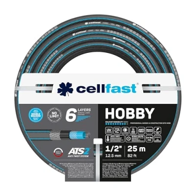 Imagen de Cellfast Hobby Manguera de jardín, Multicolor, 1/2&quot;&quot; 25m