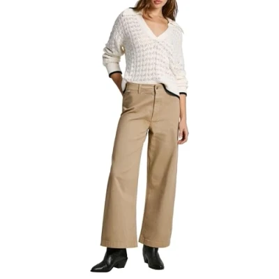 Imagen de Pepe Jeans Tania Vaqueros a campana, Mujer, Talla: 28x30, Dark stone beige
