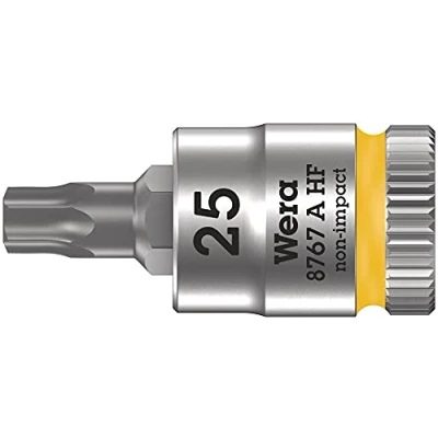 Imagen de WERA 05003365001 8767 A HF TORX 25 x 28 mm Vaso de punta Zyklop con función retención 1/4&quot;