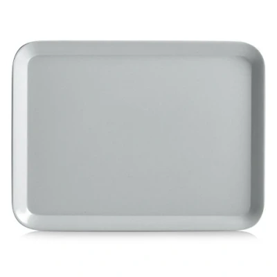 Imagen de Zeller Bandeja melamina, color gris, 24 x 18 cm