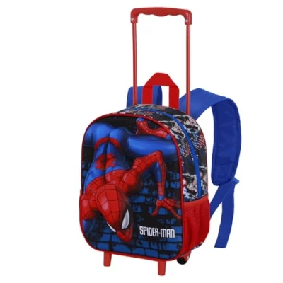 Imagen de Karactermania Marvel Spiderman WALL Small Trolley para niños, Talla: One Size, red