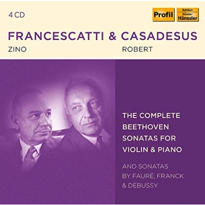 Imagen de Beethoven : Intégrale des Sonates pour violon et piano / Zino Francescatti &amp; Robert Casadesus