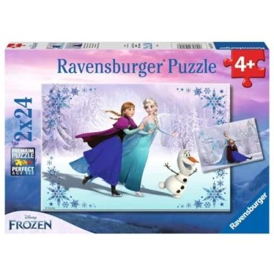 Imagen de Ravensburger Frozen Rompecabezas 2 x 24 Piezas ( 09115 7)