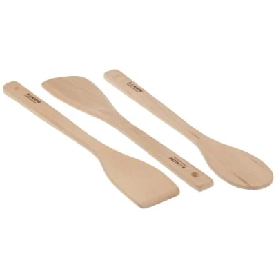 Imagen de Alessi Pots and Pans AJM27SET juego de cuchara, espumadera y espátula madera, 1 (3 unidades)