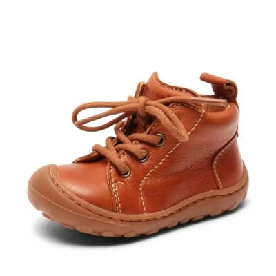 Imagen de Bisgaard Gerle Lace, Zapatillas Unisex bebé, Marrón (Cognac 66), 22 EU