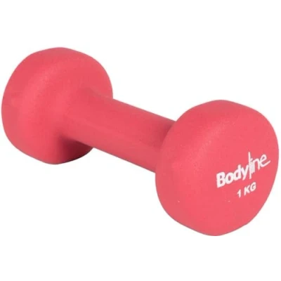 Imagen de Mancuerna de hierro fundido cubierta con neopreno 1 kg, a prueba golpes y antideslizante, individual, para gimnasio homegym