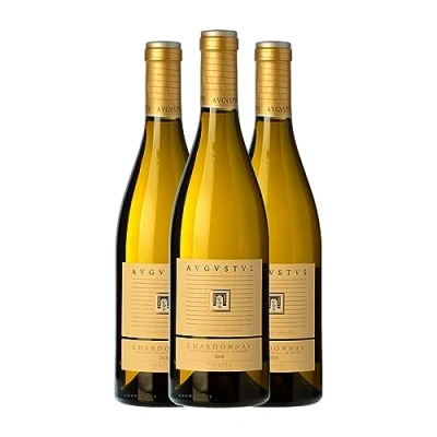 Imagen de Augustus Chardonnay Penedès Crianza 75 cl Vino blanco (Caja de 3 Botellas cl)