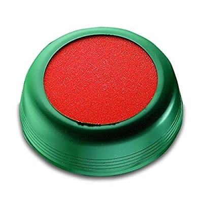 Imagen de Camino 69238 anfeuchter para humedecer de briefumschägen o sellos, redondo, 10.5 cm elastiche verdes móvil, Naranja Esponja