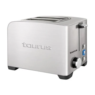 Imagen de Taurus Mytoast II Legend Tostador de 39 mm, 850 W, Acero Inoxidable, 2 Ranuras, Gris