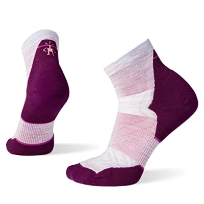Imagen de Smartwool WOMEN&#039;S RUN Targeted Cushion Ankle Socks Calcetines de deporte, Mujer, Talla: 42 45, Purple eclipse