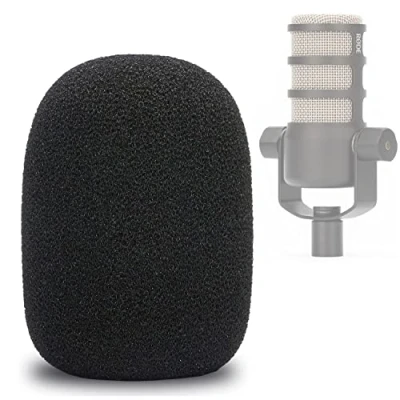 Imagen de Rode PodMic Pop Filter Micrófono de Espuma Contra el Viento para Podcasting Bloquear a los Explosivos por YOUSHARES