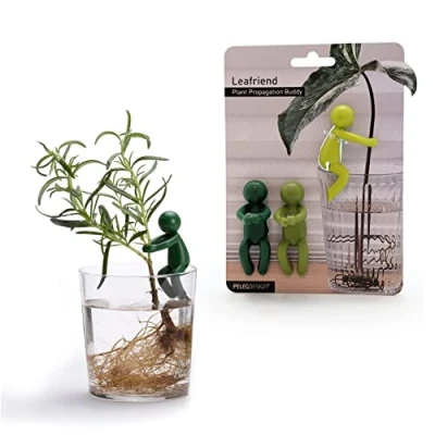 Imagen de Peleg Design Leafriend Soporte para Brotes y Esquejes, Set de 3 Soportes Jardín Interior, Amantes Las Plantas