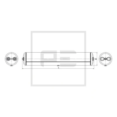 Imagen de PETERS ENNEPETAL 076.454 81A Depósito de aire, sistema aire comprimido 60L