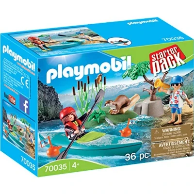 Imagen de PLAYMOBIL 70035 StarterPack Aventura en Canoa, Multicolor (70035)