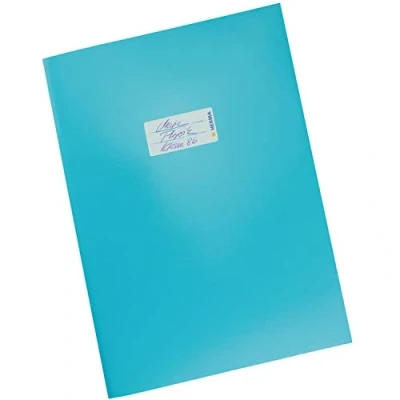 Imagen de HERMA 19755 Cuaderno (DIN A4, con etiqueta para escribir, cartón resistente y extrafuerte, protector cuadernos), color turquesa