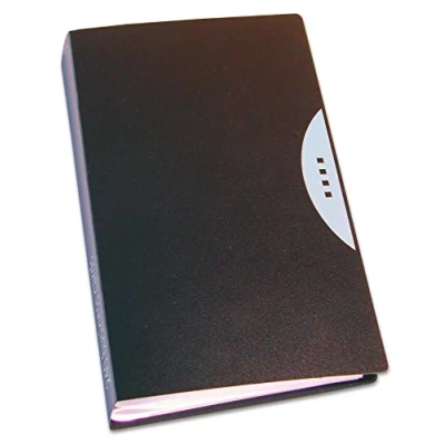 Imagen de Fellowes 40345 tarjeta de visita carpeta Office Suites 120, con funda, color negro