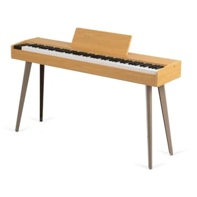Imagen de McGrey DP 17 AL Design teclado de Piano digital 88 teclas contrapesadas &amp; acción martillo y respuesta táctil 128 sonidos 600 ritmos acompañamiento electronico 3 pedales Fresno