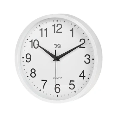 Imagen de Teesa Reloj Analógico de Pared Universal 25 cm TSA0037 Blanco