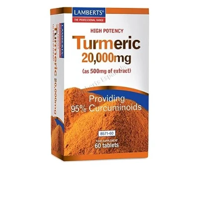 Imagen de Lamberts Curcuma 20000Mg 60 Tabletas