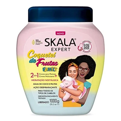 Imagen de SKALA EXPERT Mascarilla/Acondicionador/Crema de peinado &quot;Cóctel frutas torpicales&quot; 100% vegano Aporta brillo intenso, suavidad y repara el cabello.