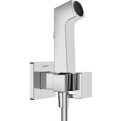 Imagen de hansgrohe 29233000 Teleducha de bidé, Cromo, eckig