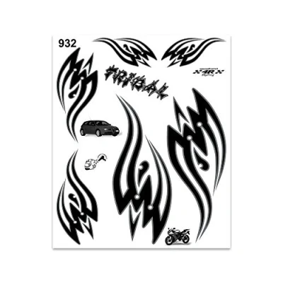 Imagen de 4R Quattroerre.it 932 Adhesivos Tribal 24 x 20 cm