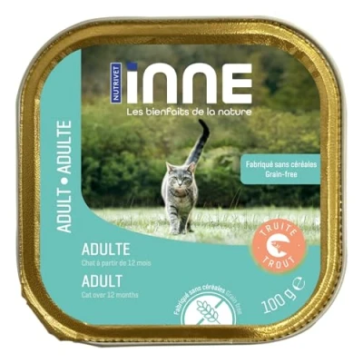 Imagen de Nutrivet INNE Gato Paté Adulto Trucha 100g