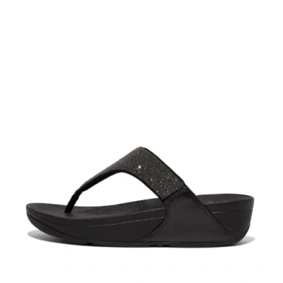 Imagen de Fitflop Lulu Opul Toe Post Sandals, Sandalia Mujer, Todo Negro, 36 EU