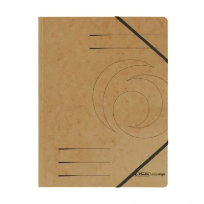 Imagen de Herlitz Colorspan Lote de carpetas gomas (5 unidades, A4), color marrón