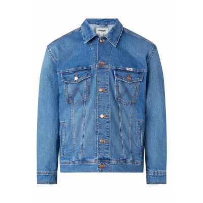 Imagen de Wrangler ANTI FIT Chaqueta vaquera, Hombre, Talla: Small, blue eyes