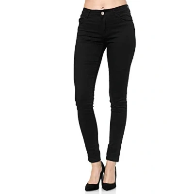 Imagen de Elara Pantalones Vaqueros Mujer Push Up Skinny Chunkyrayan Negro YA528 Black 42 (XL)