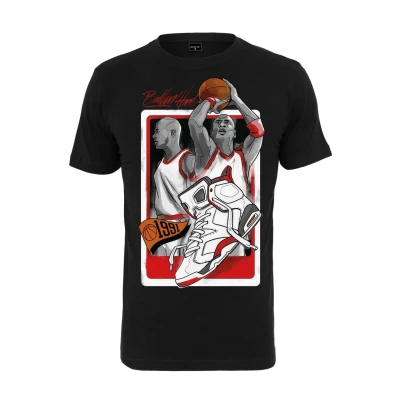 Imagen de Mister Tee Ballin HARD 1991 Camiseta estampada, Hombre, Talla: Small, Black
