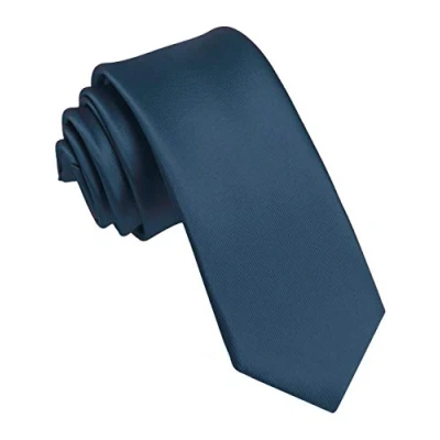 Imagen de JEMYGINS Corbata de Hombre Ajustada color Sólido a Rayas Diagonales 6 cm Ancho óxido