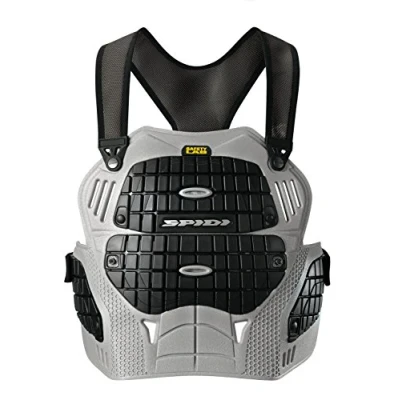 Imagen de SPIDI Z157S 083 Thorax Warrior Protector de pecho para moto (talla O/S), color gris