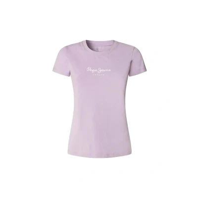 Imagen de Pepe Jeans NEW Virginia SS N Camiseta estampada, Mujer, Talla: XS, Lilac