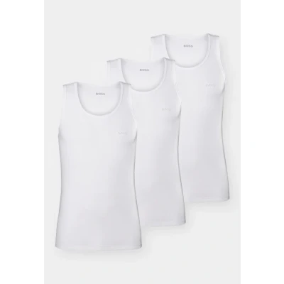 Imagen de BOSS Tanktop Classic 3 PACK Camiseta interior, Hombre, Talla: Small, White