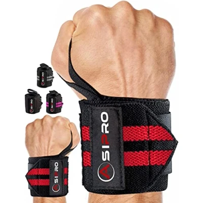 Imagen de ASIPRO Straps Gym Hombre y Mujeres Muñequeras Mujer Muñequera Deportiva Gimnasio Lifting Wrist Wraps Crossfit Correas Levantamiento de Pesas