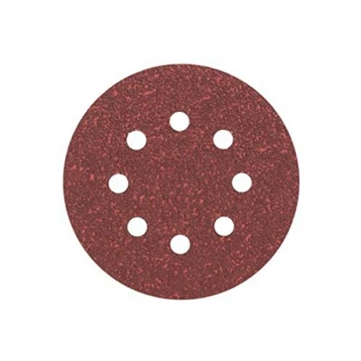 Imagen de Bosch 2 608 605 642 Pack de 5 hojas lija (125 mm, 80)