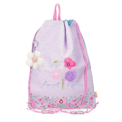 Imagen de Enso Full of Flowers Mochila Saco Rosa 30x40 cms Poliéster
