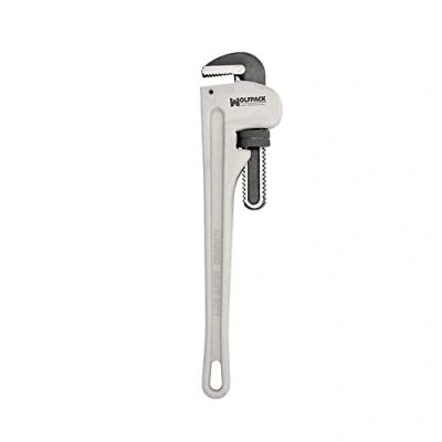 Imagen de WOLFPACK LINEA PROFESIONAL Llave Stillson Heavy Duty Aluminio 14&quot; Para Tubos, Plomeria, Tuberias, Grifa.