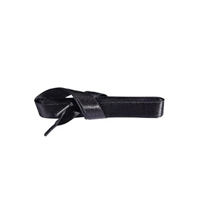 Imagen de Kaps Cinta de Satén Cordones Zapato para Zapatillas Deporte, Calidad y Durabilidad, Muchos Colores Longitudes, 1 par (90 cm 36 pulgadas 5 a 6 ojales/Negro)