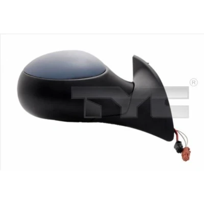 Imagen de espejo retrovisor Tyc 326 0084 izquierda imprimado convexo, calefactable, para ajuste elect. PEUGEOT: 1007 Hatchback