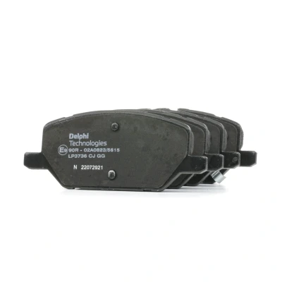 Imagen de DELPHI LP3736 Juego de pastillas freno no preparado para indicador desgaste Chapa antichirridos sin accesorios OPEL: Insignia B Grand Sport