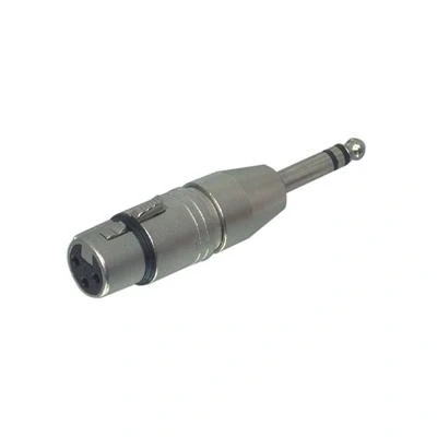 Imagen de Neutrik Na3Fp Adaptador Para Cable (1/4&quot;, Xlr, Macho/Hembra, Plata, Latón, Polyamide, Zinc De Acero, 20 65 C)