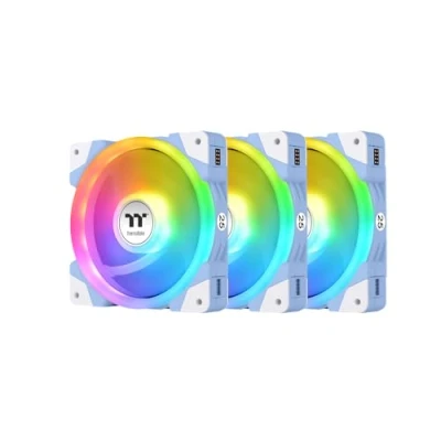 Imagen de SWAFAN EX14 ARGB PC Cooling Fan Hydrangea Blue TT Premium Edition 3 Pack