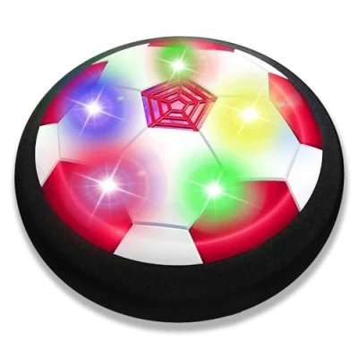 Imagen de JRD&amp;BS WINL Bola Interesante De Juguete LED SuspensiÓN Aire Deportes Interior O Al Libre, FÚTbol 3 9 Años para Niños (Rojo)