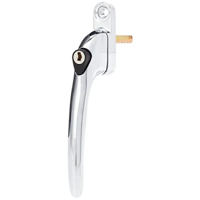 Imagen de Yale Locks YALPYWHL40PC YWHLCK40N Espag Manija de Ventana en línea, Cromo Pulido, Pack 1
