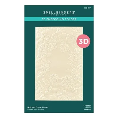 Imagen de Spellbinders Carpeta de grabado en relieve 3D con esquinas muescas The Sealed for Christmas Collection