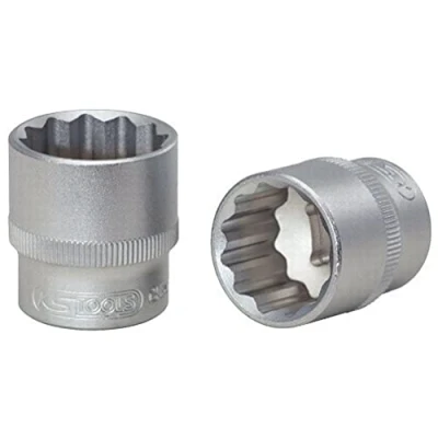 Imagen de KS TOOLS 917.4817 Piezas insertables de llave cubo DIN 3120, ISO 1174, 3124, 2725 1 Acero cromo vanadio dodecagonal