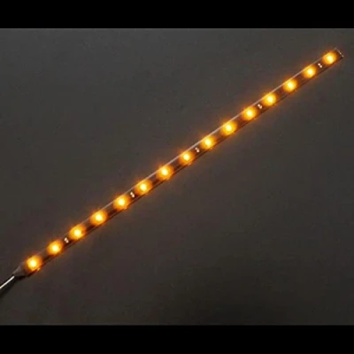 Imagen de Lumonic LED Strip 0.3m Amarillo Tira 12V IP65 18LEDs 60 LED/m SMD2835 I 30cm, LED, Banda luminosa